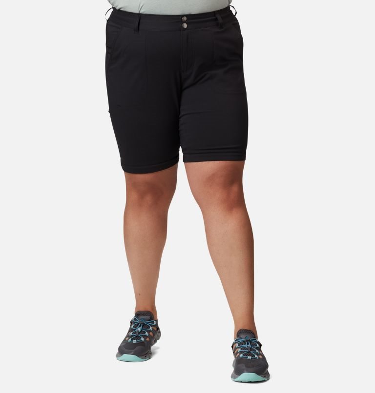 Columbia Saturday Trail II Convertible Bukse Dame Svarte | Plus Size 06378D